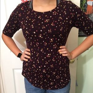 Cute patterned shirt!